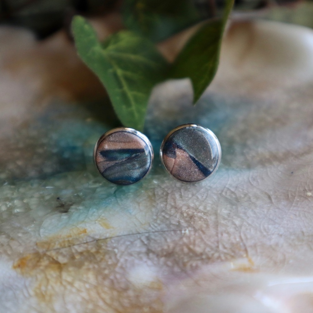 Handmade Polymer Clay Stud Earrings